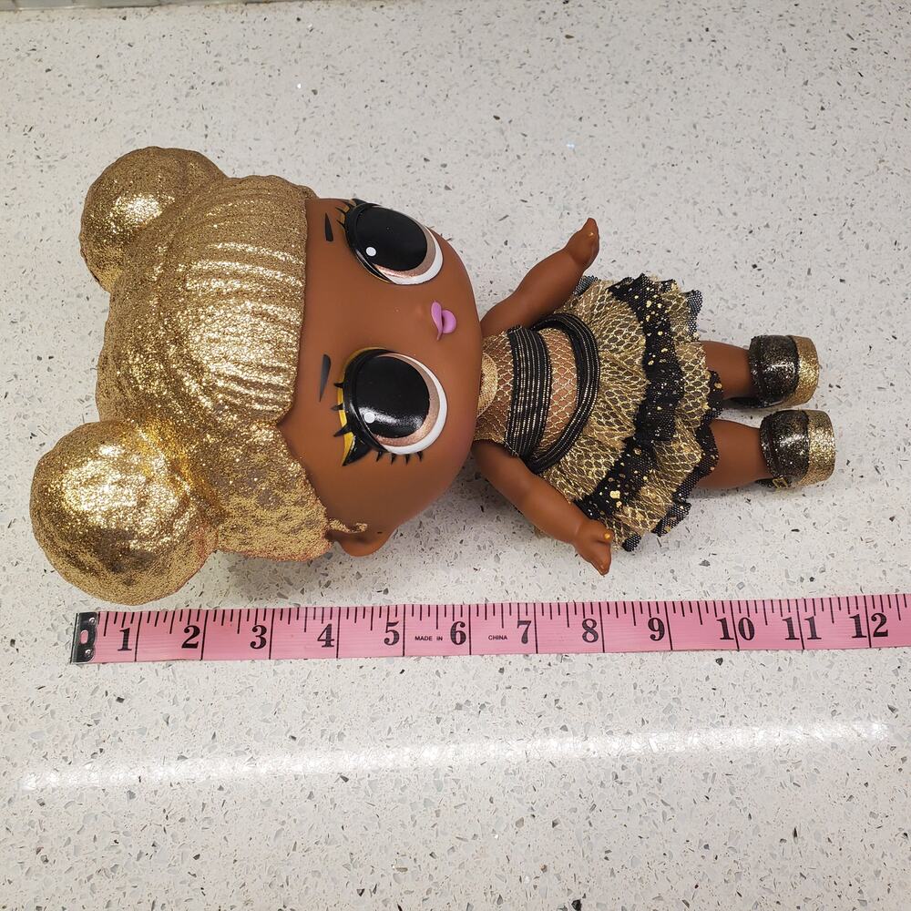 LOL Surprise Queen Bee Doll Big B.B. 11" Gold Glitter - Picture 8 of 12